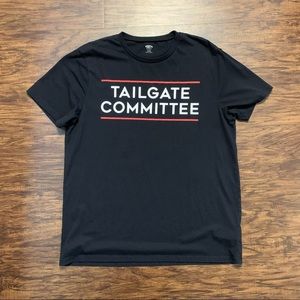 Old Navy Tee Shirt Funny “Tailgate Committee” Party Tee